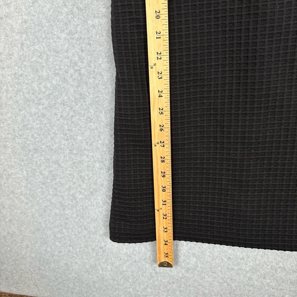 Ann Taylor Dress Womens 0 Black Textured Sheath Sleeveless Chic Career Workwear - Picture 6 of 9